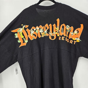 Disneyland Resort 2025 Halloween Spirit Jersey Black Long Sleeve Size XL NWT